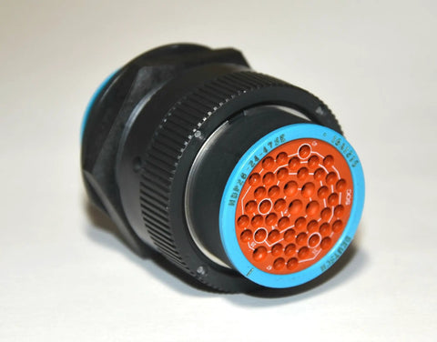 Bulkhead 47 Pin Connector Kit With 14 20 AWG Solid Contacts for Pass Through Firewall Applications quick connect