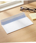 White Self Sealing Envelopes 100 Pack With Peel And Seal Flap For Biz Mail And Legal Documents Great For Office Supplies Receipts