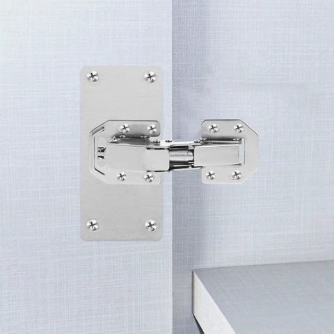 hydraulic soft-close cabinet hinges on a cupboard door