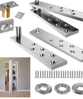 Hidden Door Hinge Pivot Hardware With 360 Degree Rotation For Murphy Bookcase Heavy Duty Hinge Kit Up To 300 Lbs