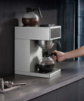 Commercial Drip Coffee Maker Built For Busy Kitchens With 12 Cup Capacity Dual Warmer Plates Two Glass Carafes Stainless Steel Brew Unit