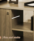 2-Set White Plastic Drawer Slides With Push To Open for TV cabinet installation showcasing stability