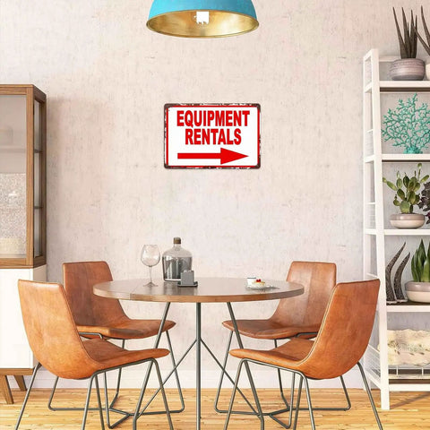 Arrow Metal Sign 8x12 Inches Durable Aluminum Wall Decor For Garage Workshop Office Store Warehouse Bar Cafe And Restaurant Weatherproof Go To Wall Art mounted in cafe