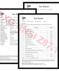 Test report document for 12 Pack Tinted Safety Glasses Protective Eyewear For Lab Shooting And Construction All Day Comfort