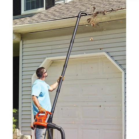 Universal Gutter Cleaning Attachment For Leaf Blowers Clean Gutters From The Ground No Ladders Needed Reaches About Eleven Feet