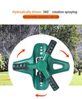360 Degree Rotating Garden Sprinkler For Yard And Lawn, Automatic Sprinkler With Wide Area Coverage, Adjustable System