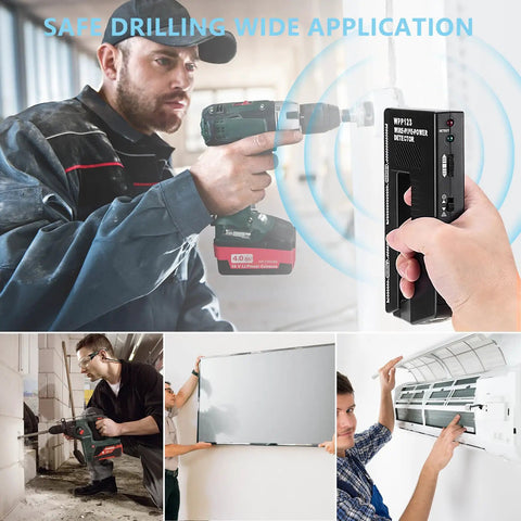 Hella Sensitive Wall Scanner Metal Detector Featuring Audio Visual Alerts Rock Solid Ergonomic Grip Heavy Duty Ac Wire Pipe Locator For Smooth Snags And No Sweat Diy Project Upgrades