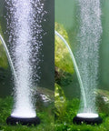 2 Inch Nano Air Stone Disk Kit For Aquarium Bubbler With Control Valve, Check Valve, And Suction Cups Ultra Fine Bubbles