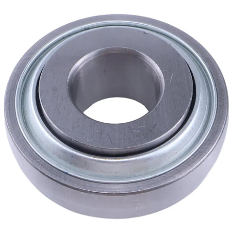 Straight Swap Disc Harrow Bearing Replacement For Farm Machinery 1-3/16 Round Bore W208PPB7 DS208TT7 close-up of bearing with spherical OD design.