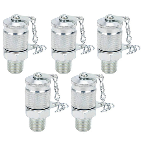 High Pressure Hydraulic Test Adapter Kit with NPT Quarter Inch Thread, Heavy Duty Test Connector For Hydraulic System Fittings, Leak Proof Seal, Quick Fit, Reliable Pressure Testing Toolkit