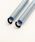 Heavy Duty Seven Inch Replacement Recliner Sofa Chair Mechanism Tension Steel Spring Two Pack Long Neck Hook Style visible side view