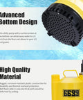 Tankless Water Heater Descaling Flush Kit With Inline Submersible Pump and Quick Connect Adapters, showcasing advanced pump design.
