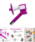 Hassle Free Dog Water Nozzle Featuring Rock Solid Stainless Steel Valve For Auto Feeders And Cage Bottles Zero Mess Drip Free design in purple.