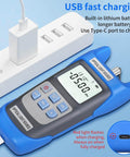 Pro Grade Rechargeable Fiber Optic Light Source And Power Meter For Single Mode Testing With Dual Wavelength 1310 Nm And 1550 Nm