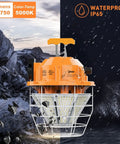 150W LED Work Light With 24750 Lumens Of Daylight 5000K, IP65 Dust And Waterproof, outdoors with stainless steel guard