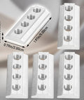 Heavy Duty Truck Bed T Slot Nuts 8mm Tie Down Hardware Easy Slide Into L Track with three holes for secure fit in cargo.