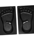 2 Pcs Reusable Paving Molds For Sidewalks And Garden Paths, Diy Cement Brick Tool Set For Backyard Patios, Footprint shape