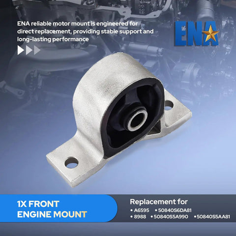OEM Style Front Engine Motor Mount For Honda Civic And Acura El 1.7L Automatic, aluminum, designed for easy installation.