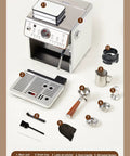 Built To Last Stainless Steel Espresso Machine With Integrated Burr Grinder, 25 Bar Pump Pressure, Auto Milk Frother, And Roomy Water Tank.