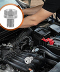 Get This Amosfun Oil Drain Bolt Self Tapping Repair Kit With Rubber Washer For Quick Car Engine Fix And Super Durable 12mm X Thread Seal installed in a car engine bay