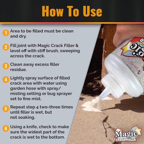 Fill Cracks Like a Pro With This 2.5Lb Gray Concrete Crack Filler For Driveways, Walkways, And Patios, Easy Dry Granular Formula