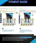 Fitment guide for Upgrade Your Ride With 194 LED Bulbs Pack Of 10 6000K White T10 2825 W5W 5SMD Replacement