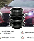 4Pcs Rubber Brake Caliper Pin Bushing Kit With Slide Pin Boots and Sealing Ring Replacement for Honda Chevrolet Acura Pontiac shown with car background