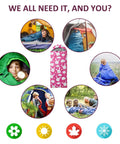 Bright Pink 3 Season Kid Friendly Sleeping Bag For Camping And Backpacking Lightweight And Waterproof With Carry Bag