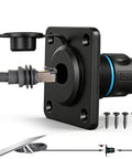 Waterproof Pass Through RJ45 Wall Socket For Starlink Gen3, CAT6 Ethernet Female To Female Aluminum Bulkhead Panel Connector
