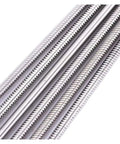 Stainless Steel Ball Screw With 8mm Lead, T3.5 To T4 Lead Screw, 40mm Length, THSL 300 8D Trapezoidal Rod, Brass Fittings
