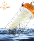 110W LED Work Light With 16500 Lumens And 5000K Daylight, IP67 Waterproof submerged in water showing durability.