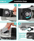 Installation steps of Heavy Duty Five Piece Carbide Oscillating Multi Tool Blades for Cutting Bolts Screws And Sheet Metal.