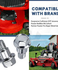 4 Pack Heavy Duty Replacement Shoulder Bolts 532196539 Compatible With Lawn Mower Models and Brands