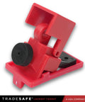 Clamp On Circuit Breaker Lockout Device Kit 10 Pack For 120/277 Volt Single Pole Toggles Up To 5/8 By 1/2 Inch OSHA Compliant