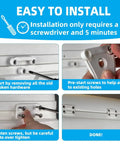 Installing Igloo Cooler Hinge And Latch Replacement Kit for 25-165 quart coolers with easy installation steps shown.