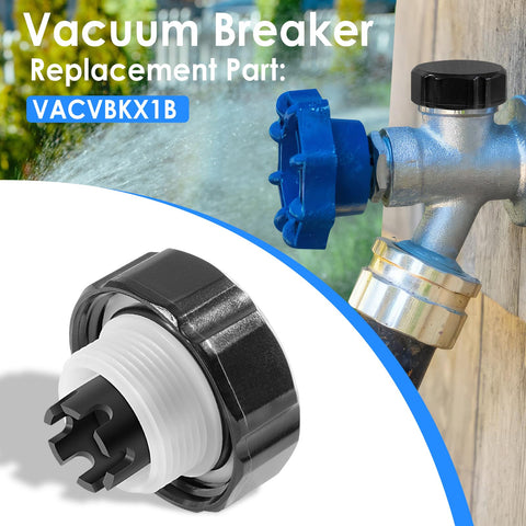 Vacuum Breaker Kit For Traditional Anti Siphon Frost Free Sillcock Valves Replacement Prevent Backflow And Water Contamination Easy Install For Standard Garden Hose Faucets Durable Reliable Valve Accessory