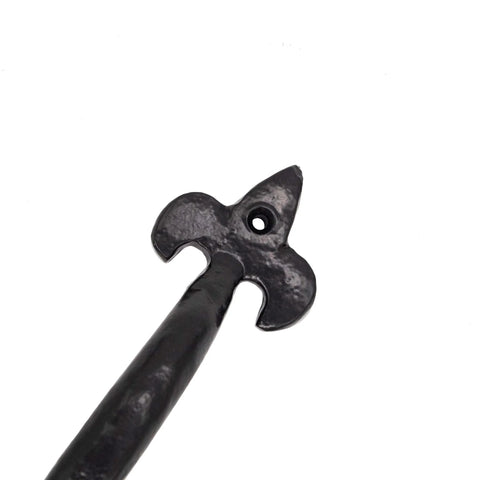 Rustic Cast Iron Door Handle 7 Inch Heavy Duty Vintage Barn Door Pull With Screws For Sliding Doors Gates Garage Indoor Outdoor Use Black Metal