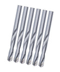 10 Pcs Twist Drill Bit Set With Straight Shank Tungsten Steel Engraving End Mill Bit Kit 8mm Diameter Tools Displayed in Row