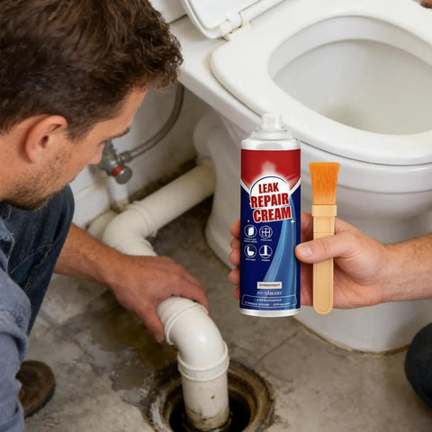 Transparent Waterproof Sealant Rapid Dry Spray Plugs Any Crack No Sweat used with brush on plumbing repair.