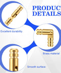 10 Pcs Brass Hidden Barrel Hinges 0.15x0.79 Inch Mini Cylinder Hinges with product details on durability, material, surface
