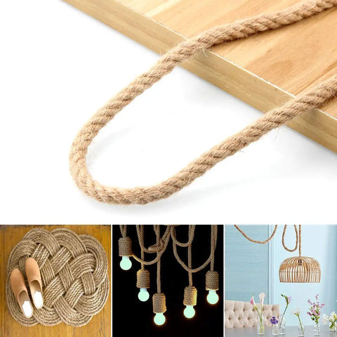 Heavy Duty Natural Jute Twine Rope 164 Ft 10 mm Thick For DIY Projects And Garden Decor Do It Yourself Crafting Burlap Cord Pro Grade Ideal For Cat Scratcher Projects And Gift Wrapping