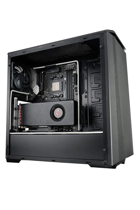 PC case interior showing Neon Digital RGB LED Strip M1 1 Meter Flexible Mounting Full Color Range For Smooth Bright Lighting