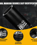 Heavy Duty 1/2 Inch Drive 22mm Deep Well Metric Impact Socket CR-MO Steel 6 Point Radius Corner Design Square Chamfered Opening