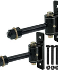 Heavy Duty T Bolt Gate Hinge 700 Lb Beefy Capacity With Built In Ball Bearing For Driveway Gates Farm Gates Barn Doors And Industrial Metal Gates Smooth Quiet Operation No Sagging, black steel pair with bolts