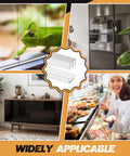 Four Sets Four Feet Long Plastic Sliding Cabinet Door Track Hardware For One Quarter Inch Thick Panels Includes Upper And Lower Tracks