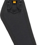 ClipTech Hammer Holster Clip On Belt Tool Holder With Nail Puller Sleeve And Rear Angle Design in black color front view