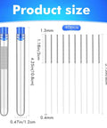 40 Piece 3D Printer Nozzle Cleaning Kit With 0.4mm Stainless Steel Cleaning Needles and 2 storage bottles, product size image