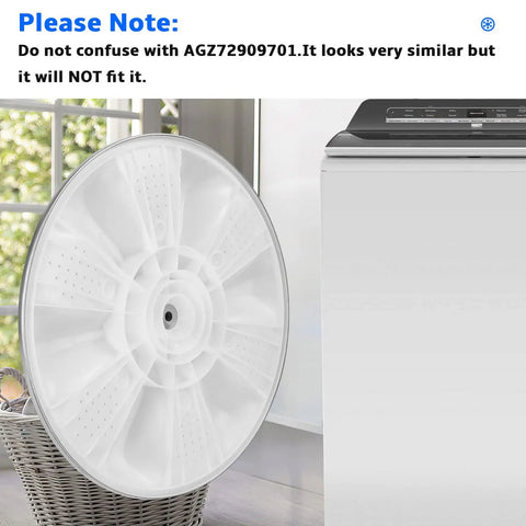 Washplate Pulsator Assembly For LG Kenmore Top Load Washer Compatible With AP6800730 AGZ72909702 in laundry room setting
