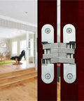 Heavy Duty Concealed Barrel Hinges With Soft Close Damping for smooth silent self close stainless steel hidden for wooden gate
