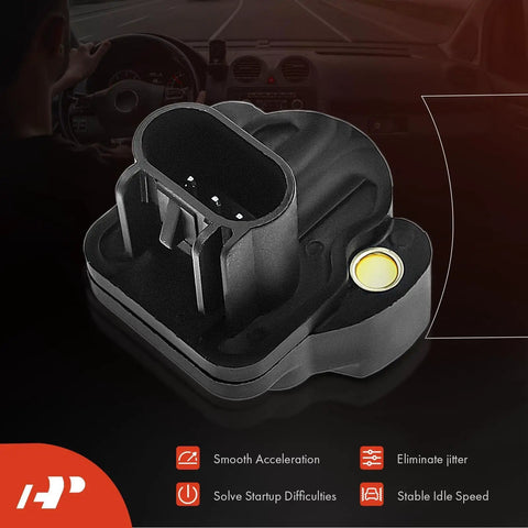 Throttle Position Sensor TPS For Dodge Dakota Durango Ram Jeep Grand Cherokee Liberty Commander Plug And Play Easy Install Replacement Fits 2002 2006 Models With 2.4L 3.7L 4.0L 3.9L Engines black plastic 3-pin sensor